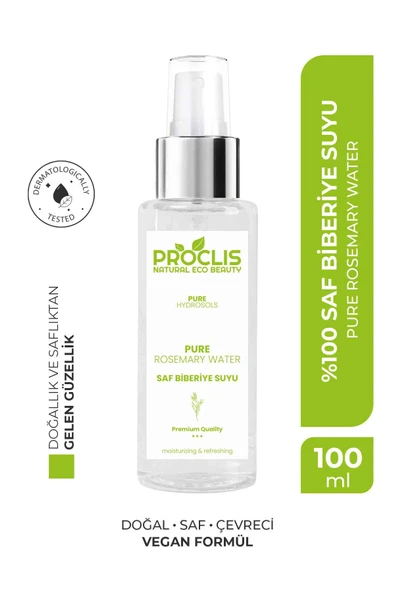 Biberiye Suyu Güçlendirici Saç Toniği %100 Doğal ve Saf 100 ml ürün görseli