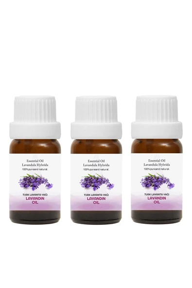 PROCLİS Türk Lavanta Yağı,%100 Doğal Bitkisel Uçucu Yağ, Lavandin Oil, 3'lüi Set 3x10 ml