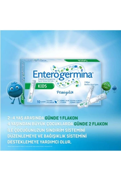 Enterogermina Kids 10 Flakon 2 Adet - 8