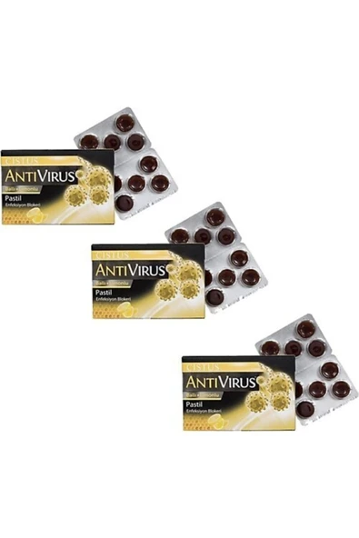 CISTUS Antivirüs Pastil Ballı Limonlu 3 Adet - 1