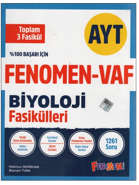 Fenomen-Vaf Ayt Biyoloji Fasikülleri - 1