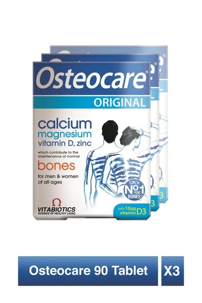 Osteocare Vitamini Kalsiyum Magnezyum Ve D Vitamini Içeren 3'lü Avantaj Paketi - 1