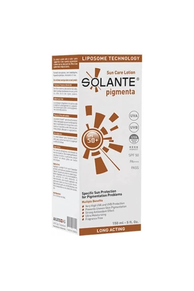 Solante Pigmenta Spf50 Güneş Koruyucu Losyon 150ml ürün görseli