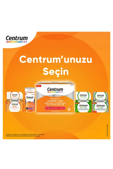 Centrum Immunity Vitamin C Max Efervesan Toz 14'lü Saşe - Resim 6