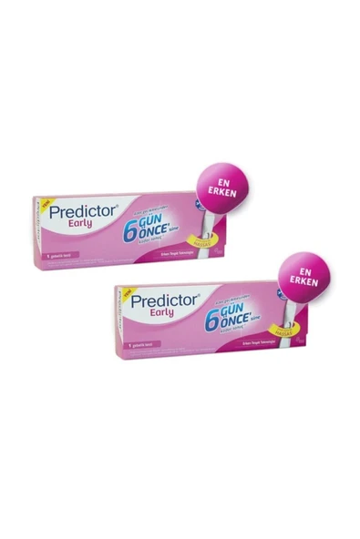 Predictor Early Erken Gebelik Testi - 2 Adet Ağustos 2026 Son Kullanma Tarihlidir. ürün görseli