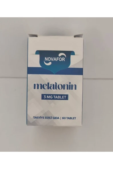 Nova İlaç NOVAFOR MELATONİN 3 MG 60 TABLET TAKVİYE EDİCİ GIDA - 3