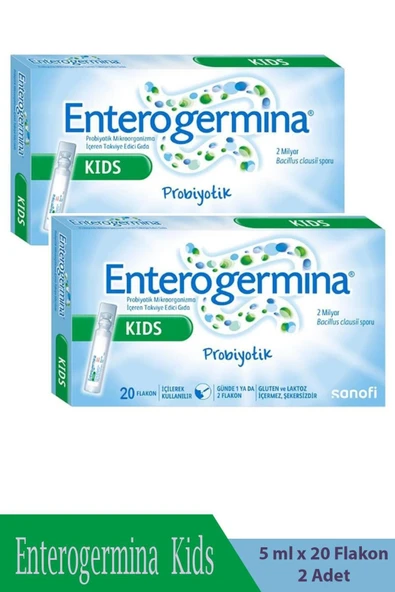 Enterogermina Kids 20 Flakon 2 Adet - 1