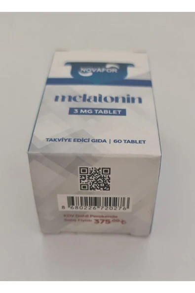 Nova İlaç NOVAFOR MELATONİN 3 MG 60 TABLET TAKVİYE EDİCİ GIDA - 4