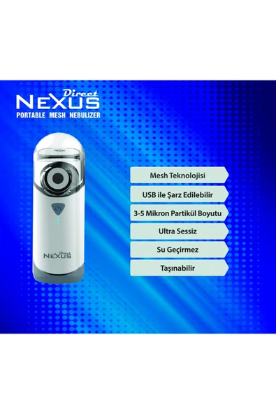 Direct Nexus Taşınabilir Mesh Nebulizatör - 3