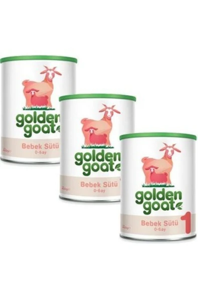 Golden Goat 1 Keçi Sütü Bazlı Bebek Sütü 400 gr - 3'lü - 1