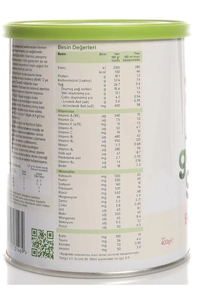 Golden Goat Keçi Bebek Sütü 1 Numara 400 gr - 2