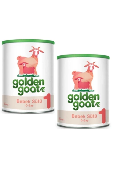 Golden Goat 1 Keçi Sütü Bazlı Bebek Sütü 400 gr  2 Adet - 1