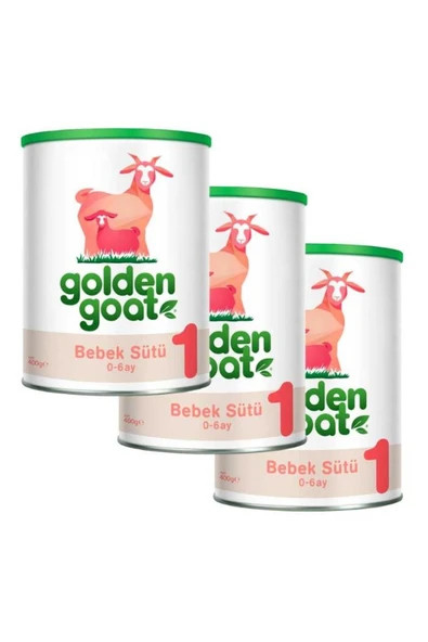 Golden Goat 1 Keçi Sütü Bazlı Bebek Sütü 400 gr 3'lü Paket - Resim 2