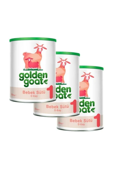 Golden Goat 1 Keçi Bebek Sütü 400 gr (3lü Avantaj Paketi) - 1