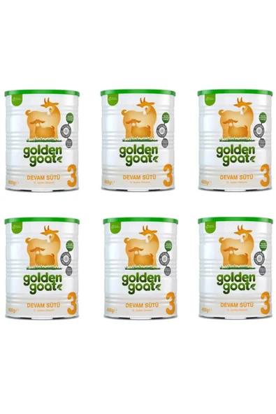 Golden Goat Keçi Sütlü 3 Numara 400 GR +1 Yaş 6 Paket (2400GR) ürün görseli