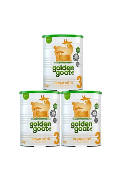 Golden Goat 3 Keçi Devam Sütü 400 gr X 3 adet ürün görseli