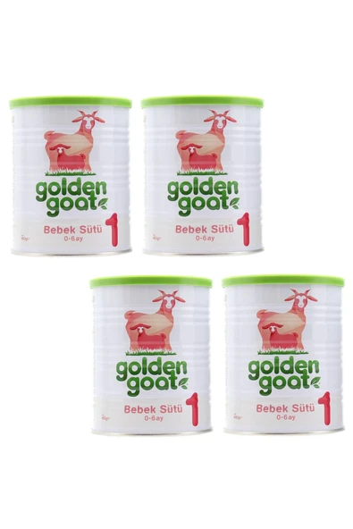 Golden Goat 1 Keçi Sütü Bazlı Bebek Sütü 400 gr 4 Adet