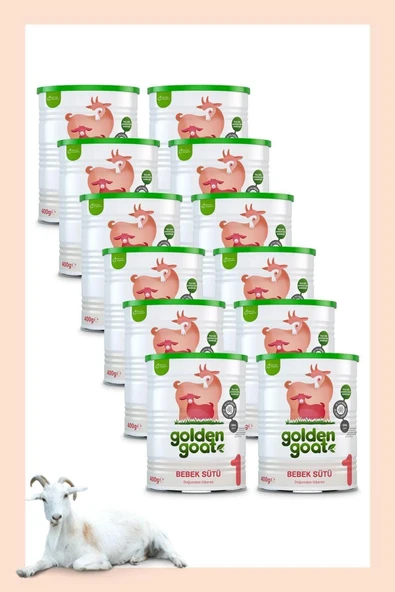 Golden Goat Keçi Bebek Sütü 1 Numara 400 gr 12'li Paket - 1