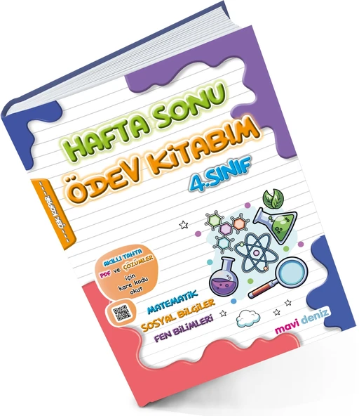 Mavi Deniz 2024 4. Sınıf Hafta Sonu Ödev Kitabım