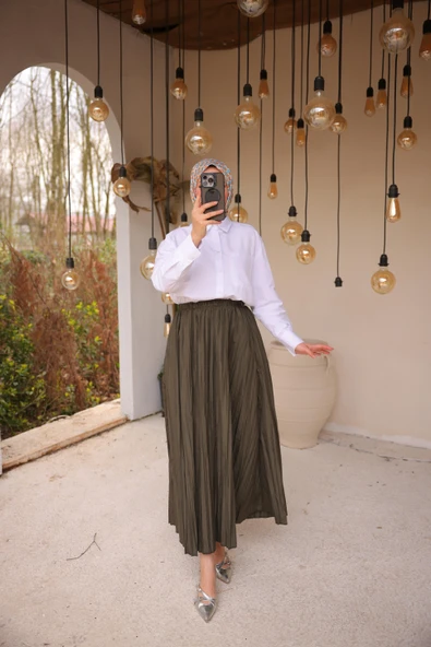 Etek - (Std-Std) - 71268 - Haki - 6