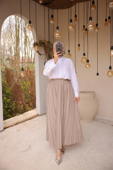 Etek - (Std-Std) - 71268 - Bej - 4