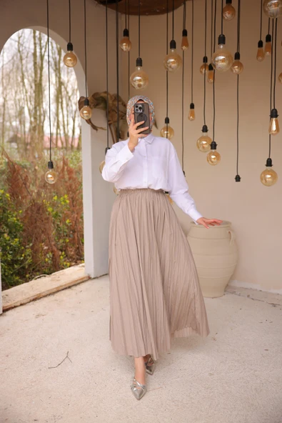 Etek - (Std-Std) - 71268 - Bej - 5