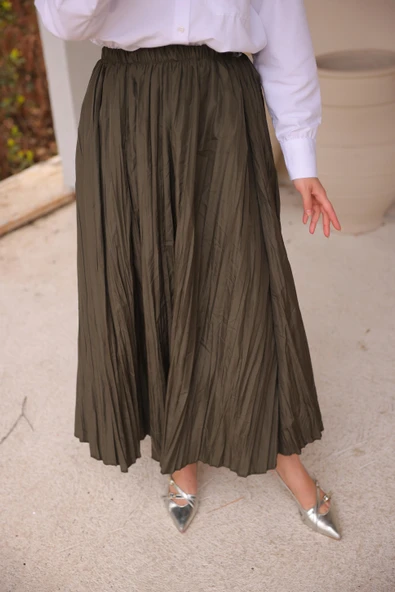 Etek - (Std-Std) - 71268 - Haki - 2