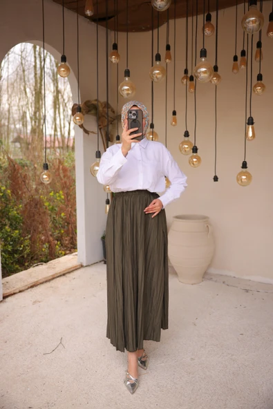 Etek - (Std-Std) - 71268 - Haki - 4