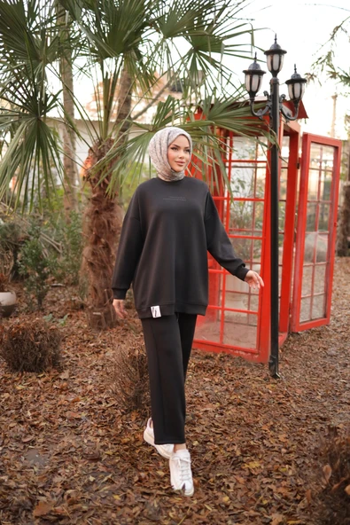 İkili Takım - 71237 - (38-46) - 71237 - Siyah - Resim 4