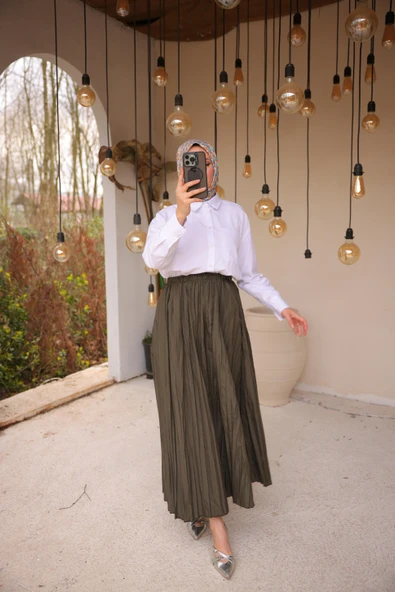 Etek - (Std-Std) - 71268 - Haki - 3