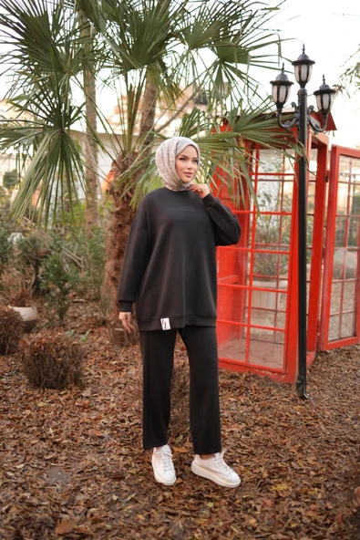 İkili Takım - 71237 - (38-46) - 71237 - Siyah - Resim 5