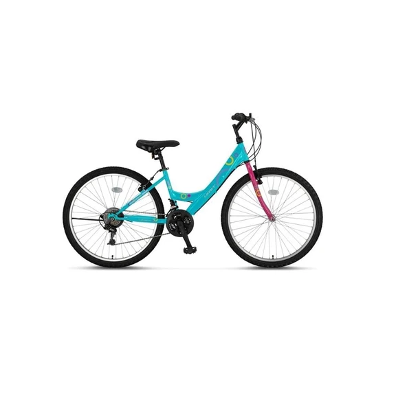 ÜMİT 2600 COLORADO KADIN DAĞ BİSİKLETİ V 26 JANT 21 VİTES TURKUAZ PEMBE ürün görseli