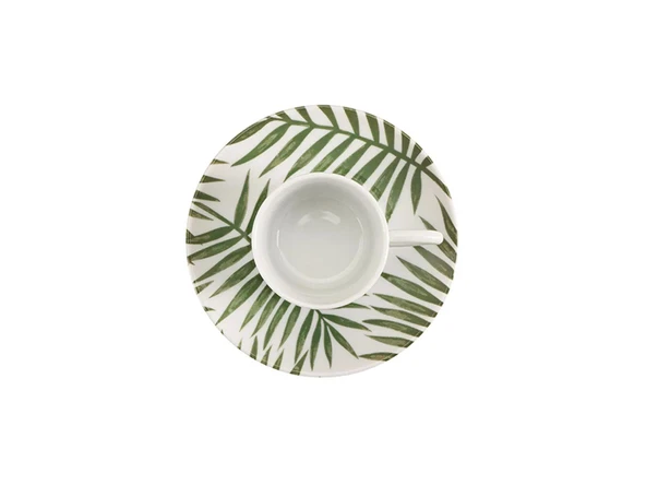 Porland Botanik 6 Kişilik Kahve Takımı 72cc 04POR033413 - Resim 4