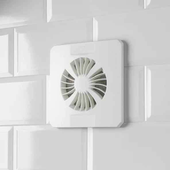 Süper Sessiz Aspiratör 120 mm Banyo WC Tuvalet Havalandırma Fanı Duvar Tipi Aspiratör Mutfak Hava - Resim 4