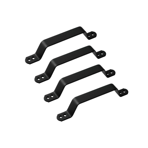 Mat Siyah Renk Metal El Tutamagı (4 Adet) Çekme Kolu Kapı Tutma Kulbu 17 cm Kulp Kapı Tutamağı Kulbu ürün görseli