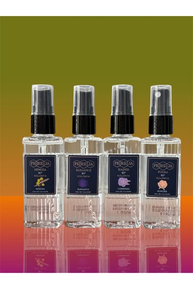 Pereja 4’lü Kolonya 50 ml Elegance-mimoza-pudra-kaşmir - 1