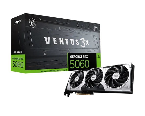MSI GEFORCE RTX 5060 8G VENTUS 3X OC ürün görseli