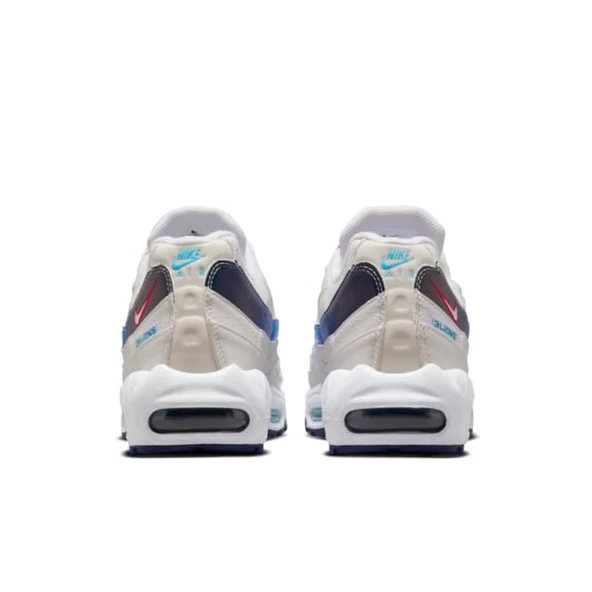 Nike NikeAir Max 95 "3 Lions" Spor Ayakkabı Beyaz Sneaker1 - Resim 4