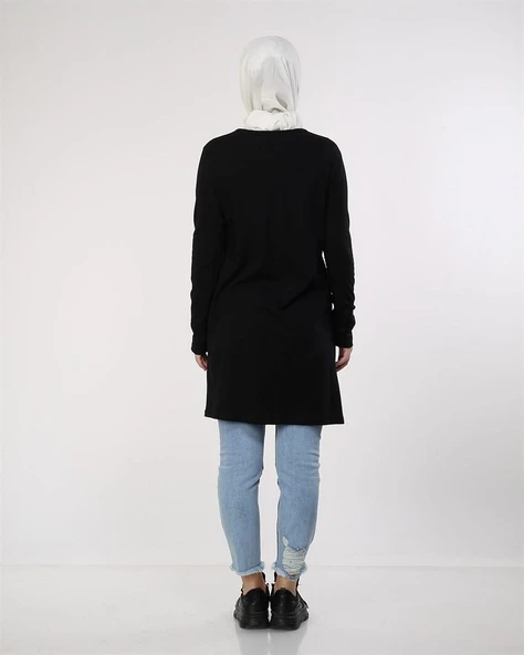 Doğa Sade Basic Tunik - 06016-1.003 - Siyah - Resim 6