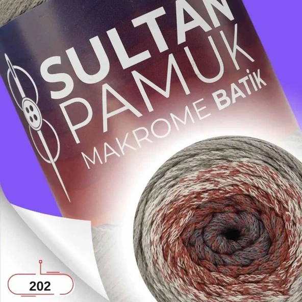 Batik Pamuk Makrome İpi No:202 ( 250 Gram ) ürün görseli