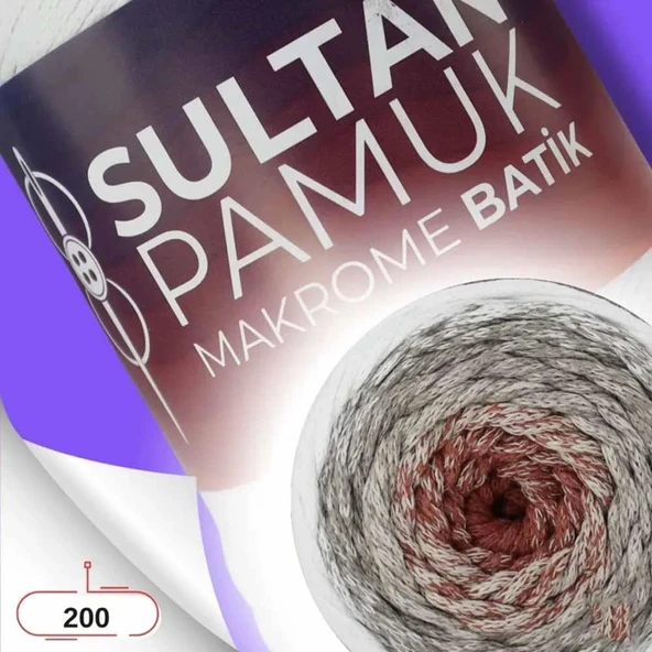 Batik Pamuk Makrome İpi No:200 ( 250 Gram ) ürün görseli