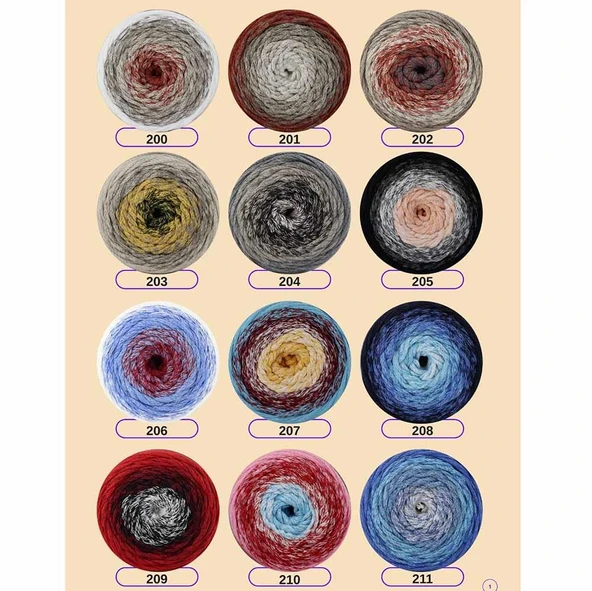 Batik Pamuk Makrome İpi No:202 ( 250 Gram ) - Resim 3