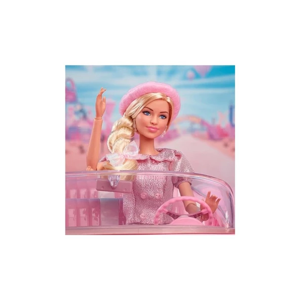 The Movie Pink Beret - Pink Puffy Elbise JBJ53 2025 - Resim 4