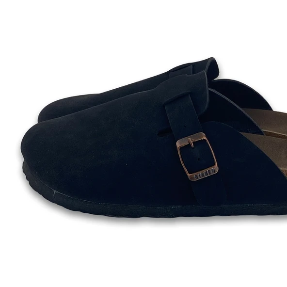 BİRKENSTOCK UNİSEX BOSTON TERLİK SİYAH ürün görseli 1