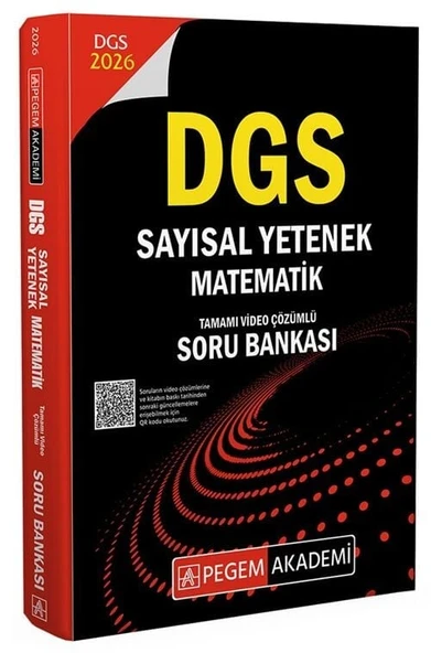 Pegem 2026 DGS Sayısal Yetenek Matematik Soru Bankası Çözümlü Pegem Akademi Yayınları ürün görseli