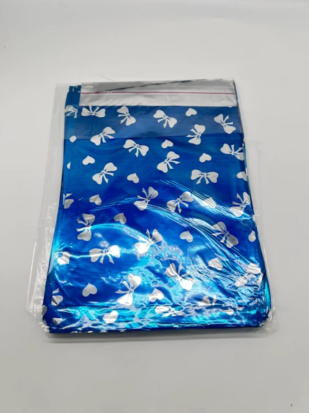 Metalize Desenli 17*21 cm 100 Adet Jelatin Poşet - 2