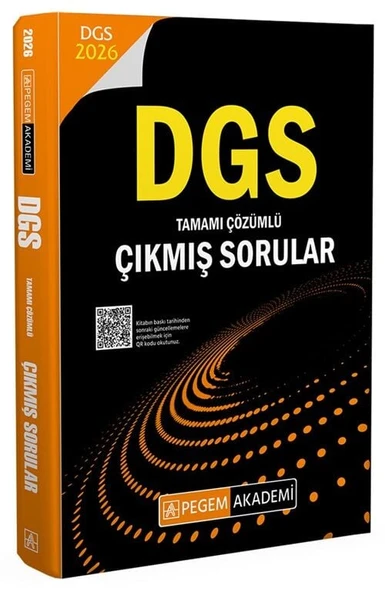 Pegem 2026 DGS Çıkmış Sorular Çözümlü Pegem Akademi Yayınları ürün görseli