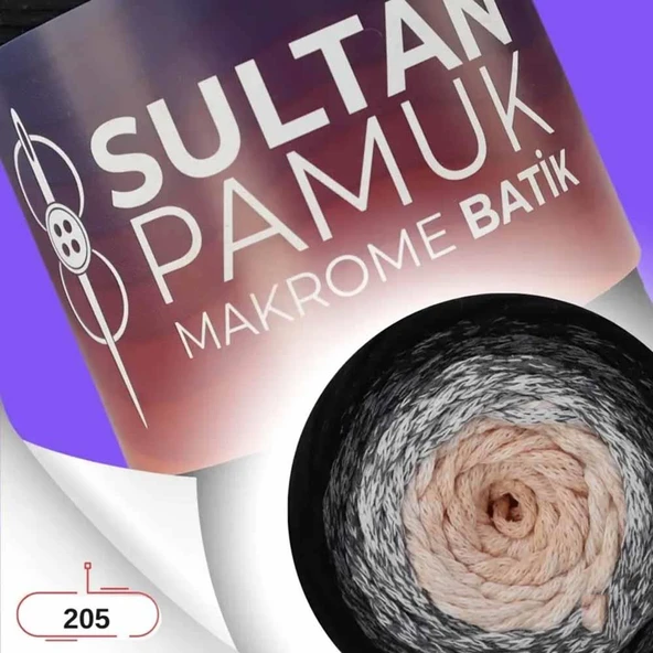 Batik Pamuk Makrome İpi No:205 ( 250 Gram )