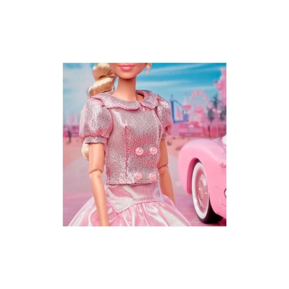 The Movie Pink Beret - Pink Puffy Elbise JBJ53 2025 - Resim 5