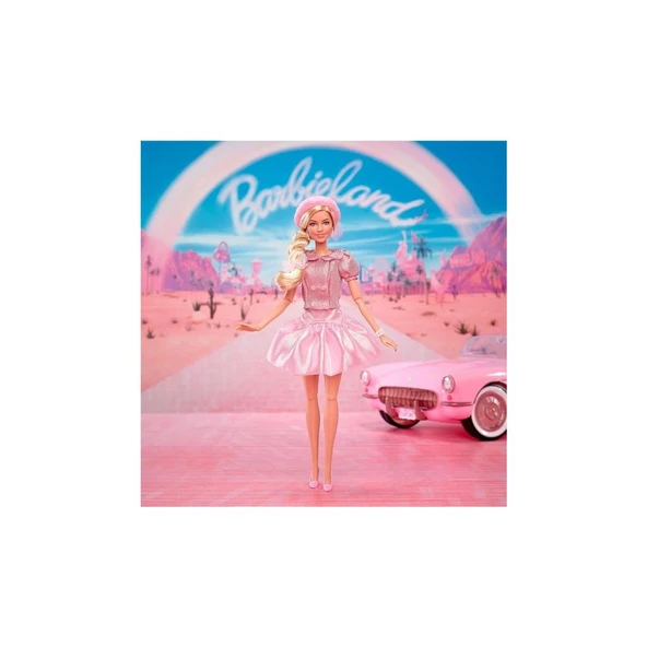 The Movie Pink Beret - Pink Puffy Elbise JBJ53 2025 - Resim 3